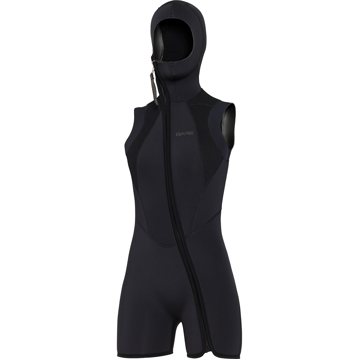 7mm-Elastek-Step-in-Hooded-Vest-Womens-Black 7mm ELASTEK Step-in Hooded Vest