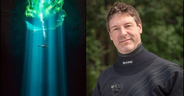 Cenote and man headshot