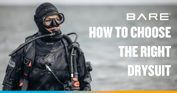 How-to-choose-a-drysuit, woman in BARE drysuit