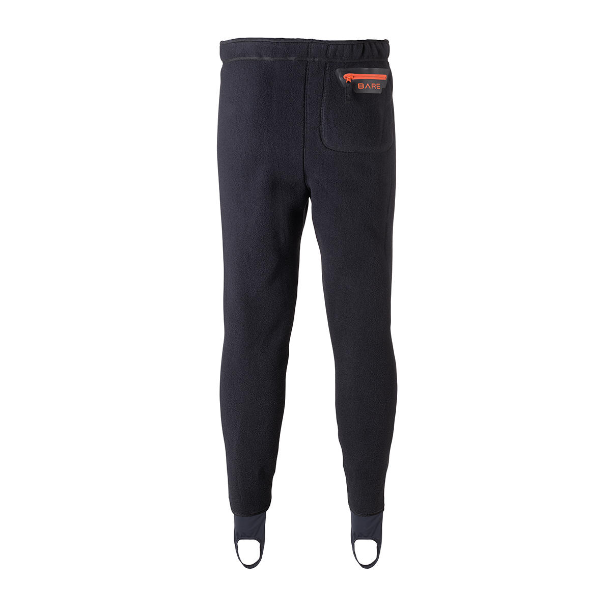 018143BLK Men's Polar Stretch Pants-Back view Men's Polar Stretch Pants-Back view
