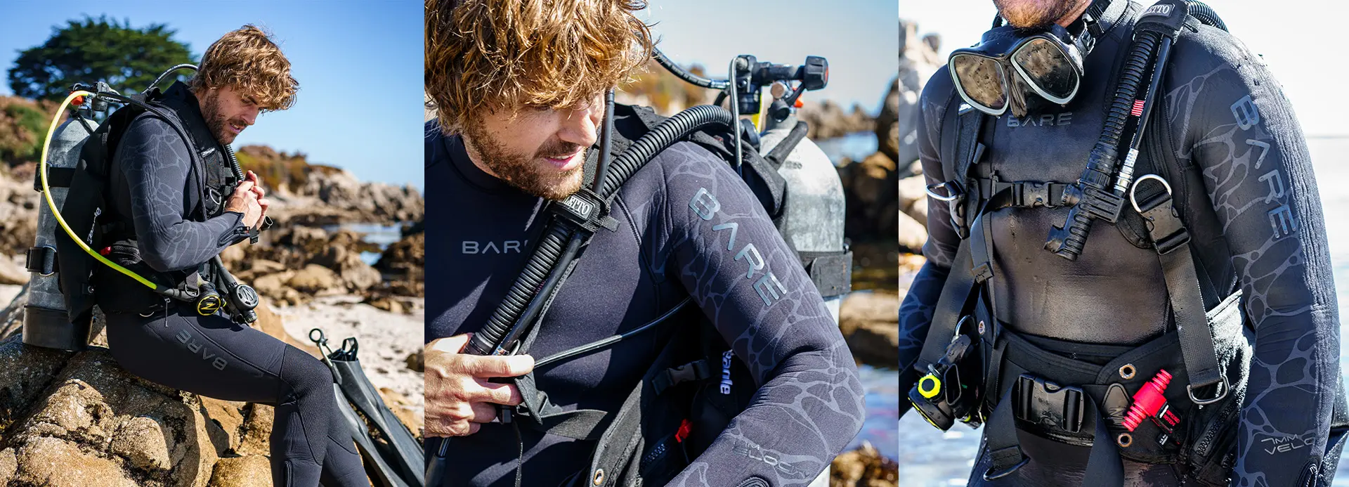 BARE scuba diving wetsuits, drysuits and scuba accessories