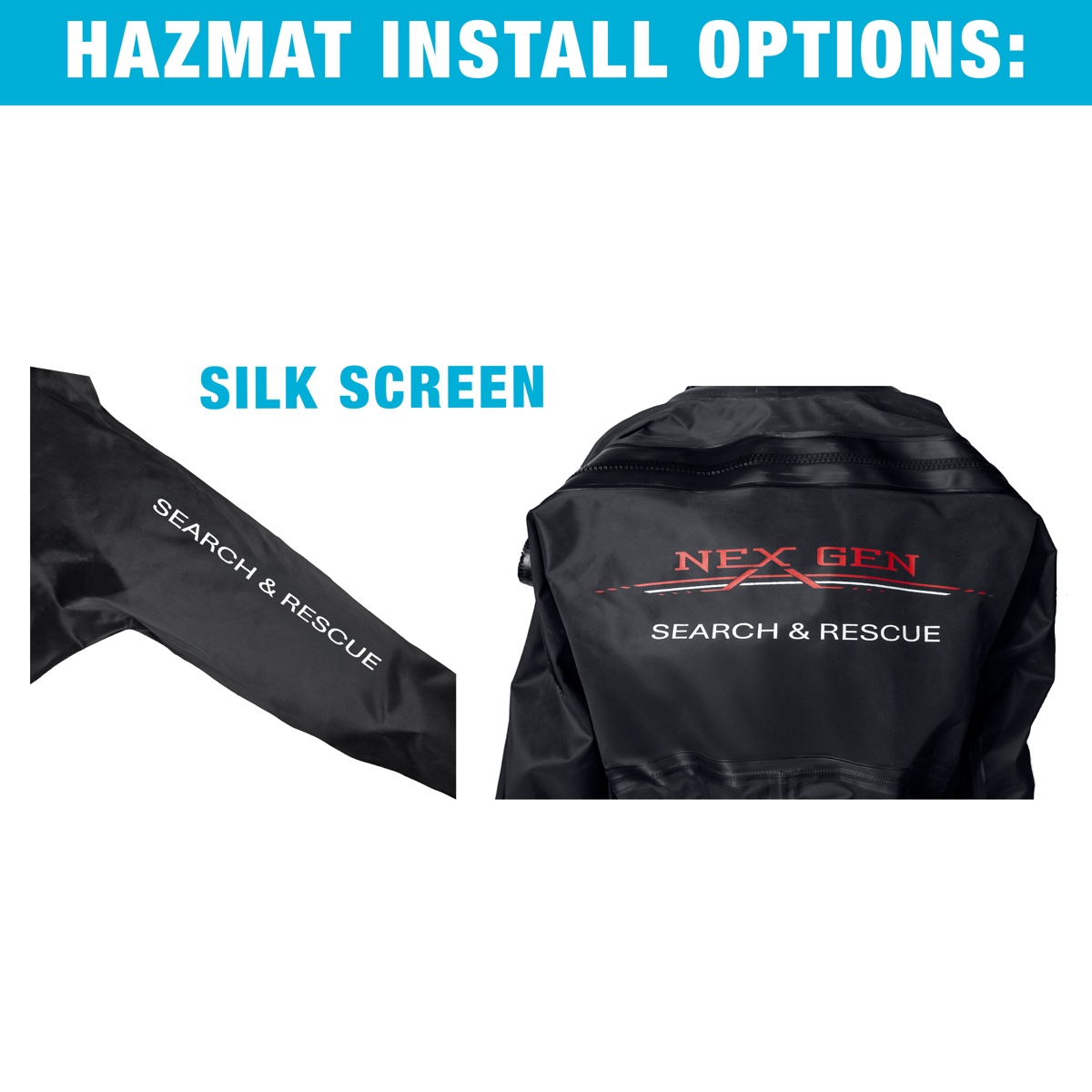 BARE_Nex-Gen-Drysuit__silk-screen Hazmat Install Options Silk Screen Product Picture